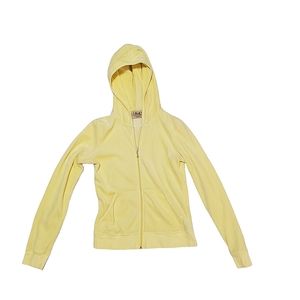 Juicy Couture Velore Zip Up Hooded Jacket Size Medium